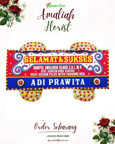 Papan Bunga Ucapan Selamat Katumbiri